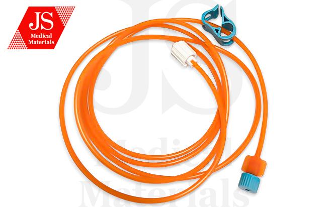 Подовжувач для інфузійних магістралей (світлозахищений) із затискачем JS